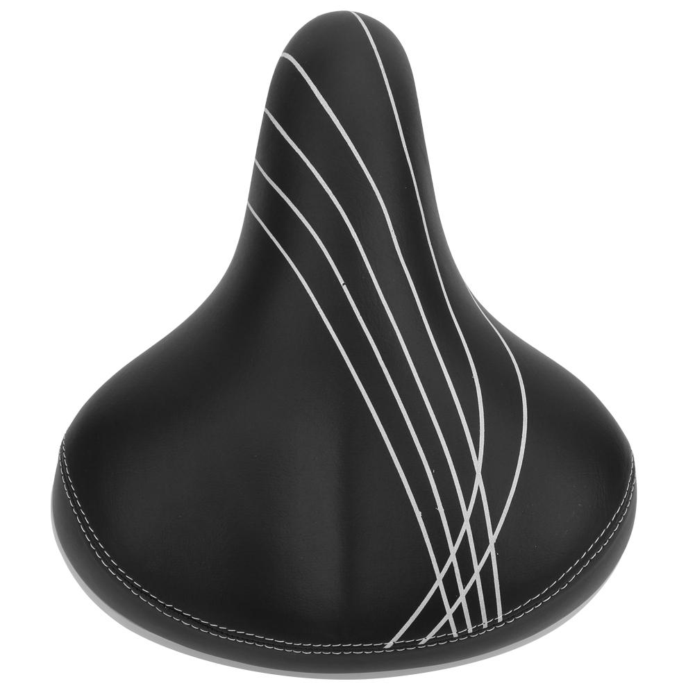 PU Leather Good Elastic Rainproof General Double Spring Electric Bicycle Seat Cushion Bike Saddle Cycling Accessory