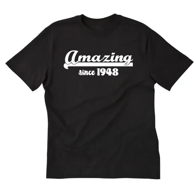 

Amazing Since 1948 T shirt Funny Birthday 70th 5XL різнокольоровий