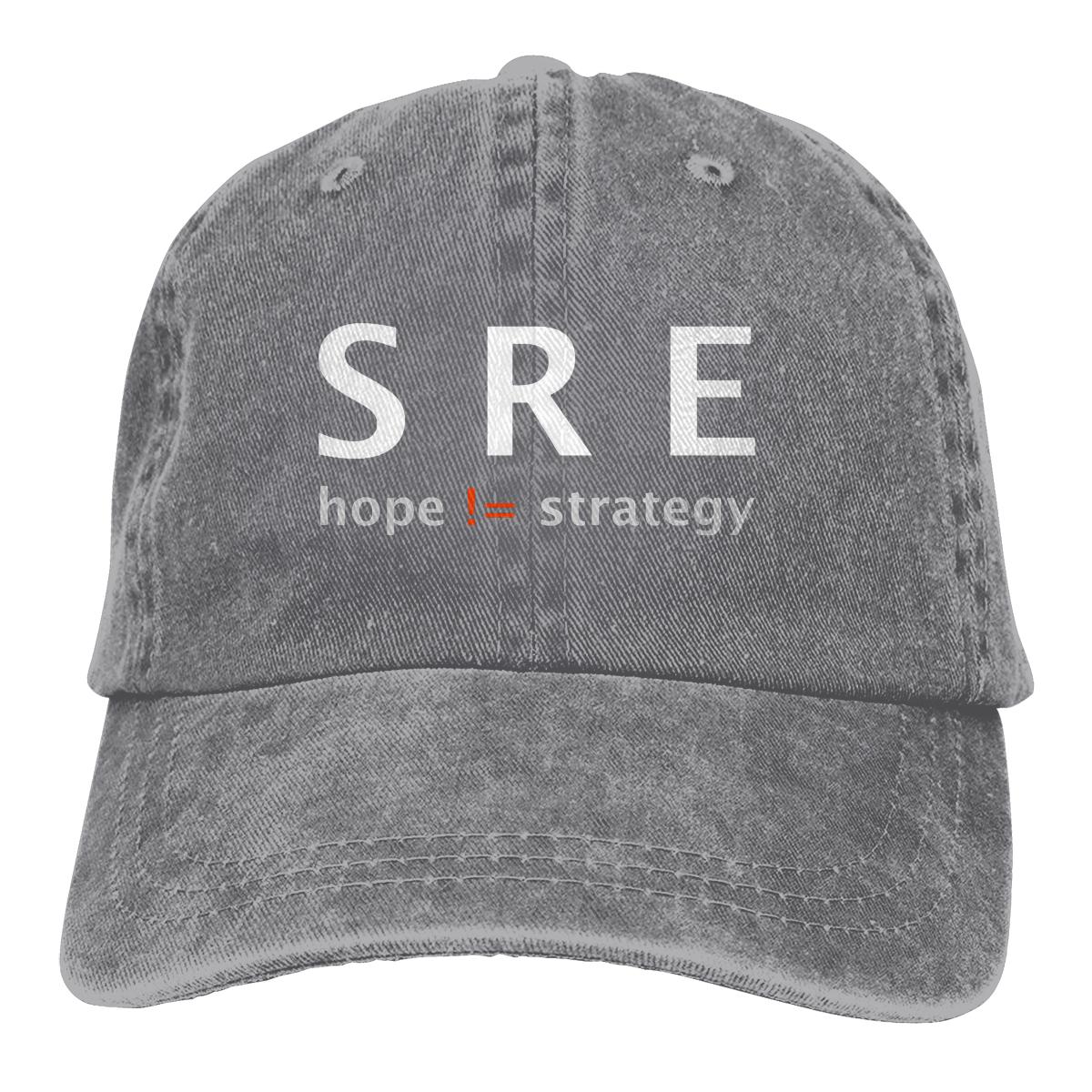 

SRE Hope Is Not A Strategy Baseball Cap Men Hats Women Visor Protection Snapback Software Developer Coder IT Geek Caps One Size