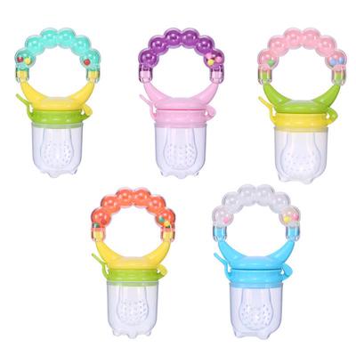 Sucette et anneau de dentition multicolores aux fruits - Aide à la nutrition des bébés