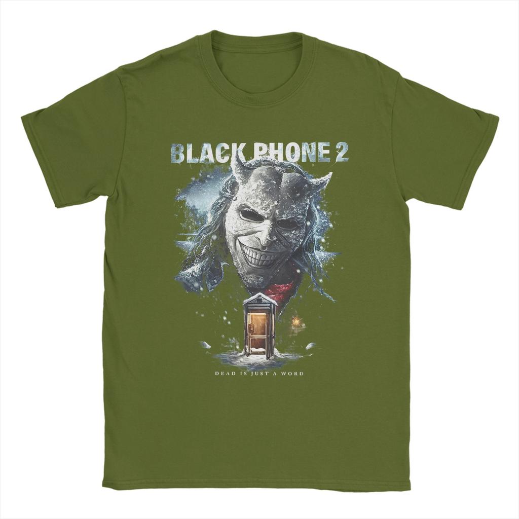 Novelty 2025 Black Phone 2 Movies T-Shirt for Men Round Neck Cotton T Shirts  Short Sleeve Tee Shirt Graphic Printed Tops