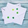 Pack of 20 St. Patrick's Day Stickers Shamrock Party Long-term Use for Photo Album Creative Handmade Crafts Envelopes Decals