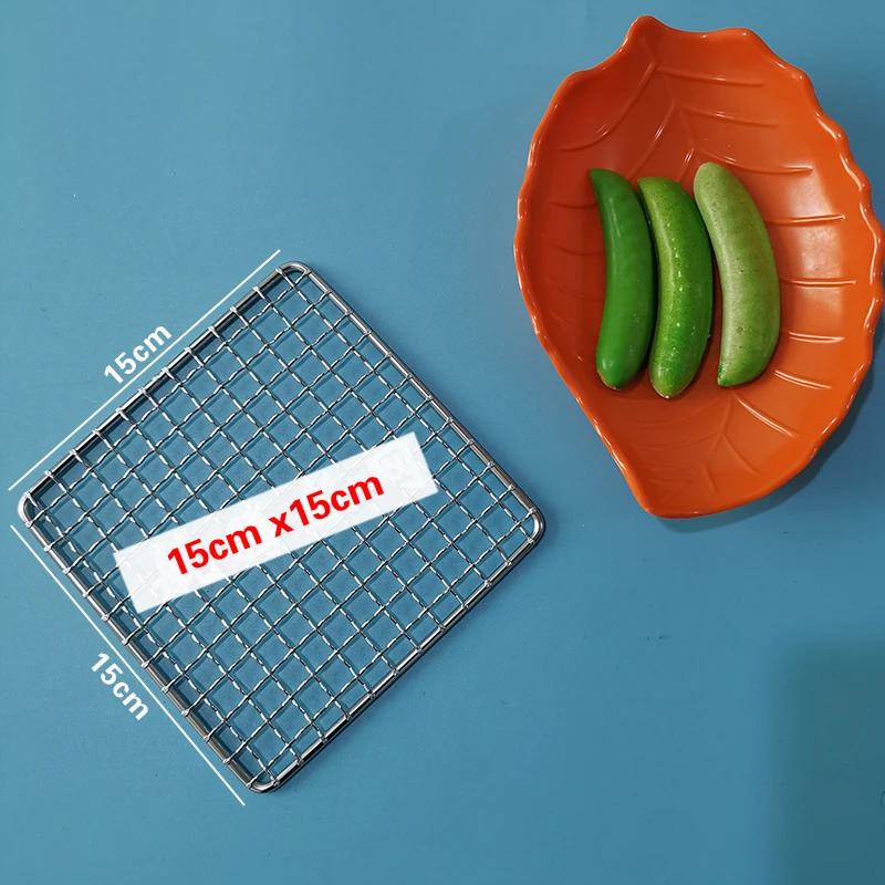 

Сетка для гриля из нержавеющей стали 304, антипригарный коврик для барбекю, решетка для гриля, прямоугольная сетка для гриля, ... инструменты для гриля-B