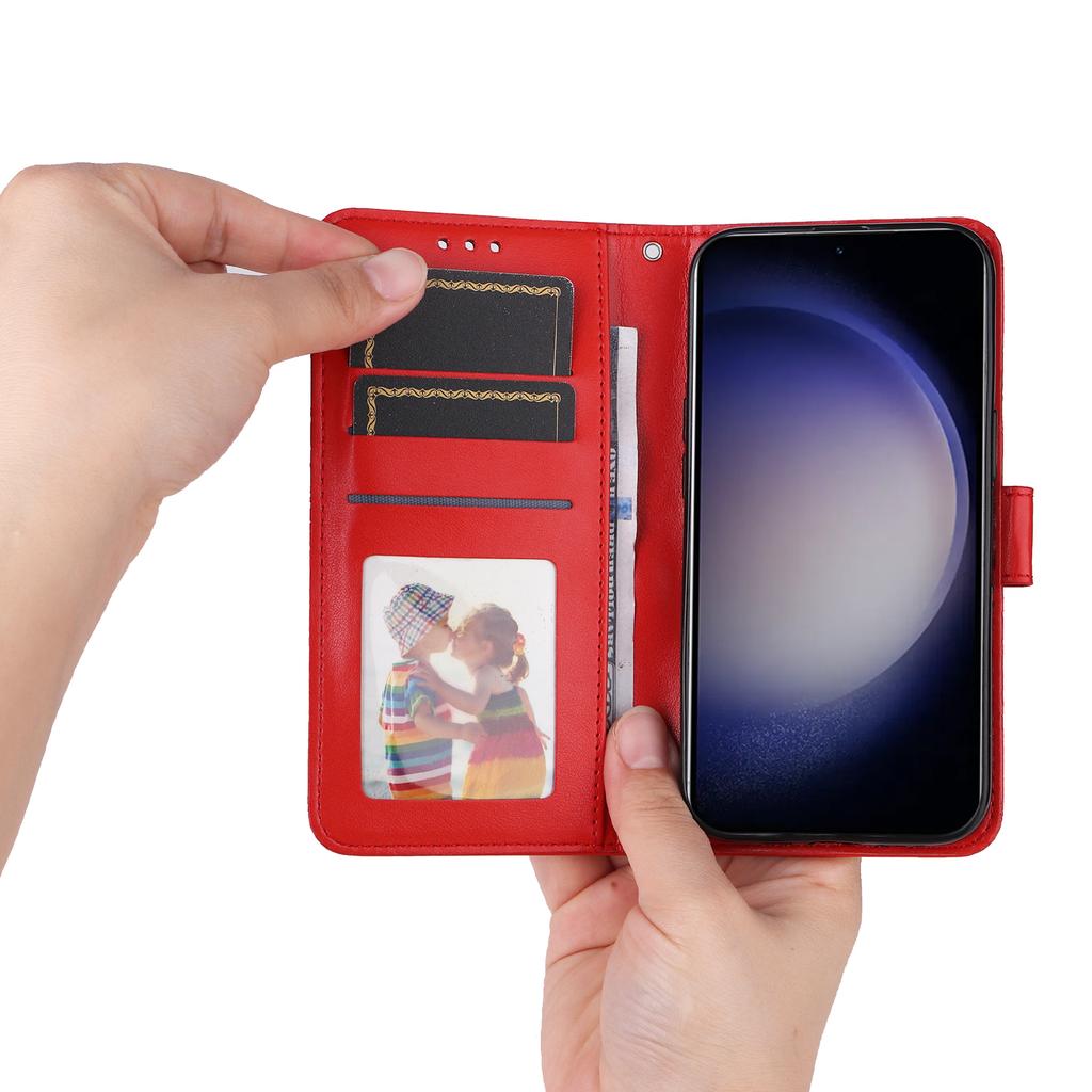 For Samsung Galaxy S25 Case Sunflower Imprint Leather Wallet Phone Cover