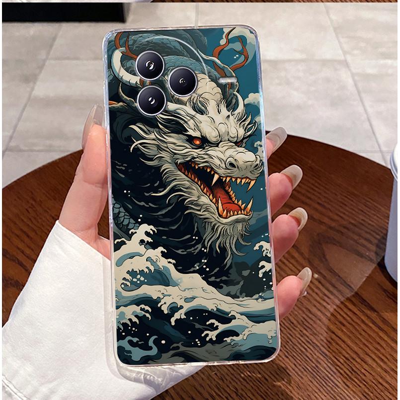 Classic Unique Design TPU Clear Phone Case For Xiaomi Civi 5 Pro Funny Cartoon Pattern Cover Shockproof Soft Casing