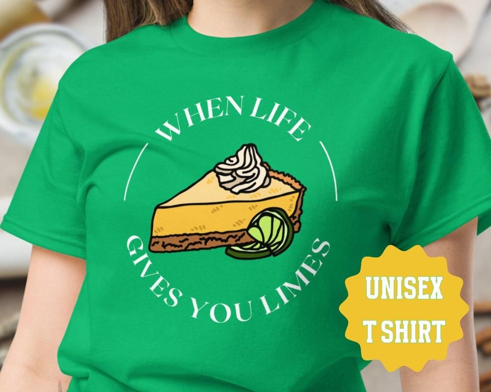 Key Lime Pie Lover T Shirt Baking Shirt Dessert Lover Baking Crew Foodie Gift Unisex T-Shirt S