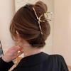 High-End Metal Butterfly Hair Clip for Women - Large, Elegant 2024 Style Shark Clip