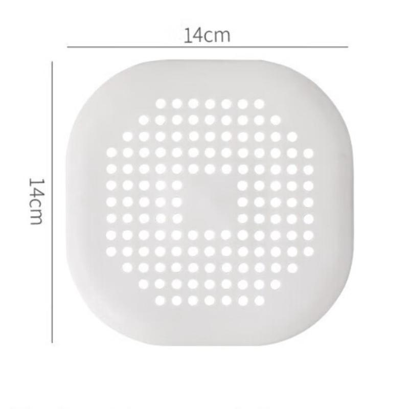 Silicone Floor Drain Sticker for Bathroom Kitchen Sewer Hair Filtration Anti Blocking Device Household Bathroom Floor Drain Mat