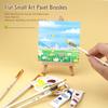 5 Pcs Set Nylon Hair Short Rod Painting Brush Artist Paint Art Drawing for Watercolor Oil Gouache 4 Specifications Available