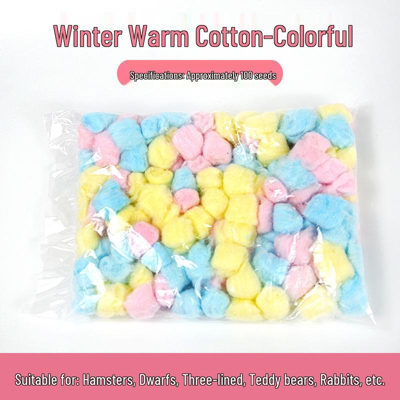 Winter Warm Cotton Nest for Small Pets: Hamsters, Chinchillas, Hedgehogs, Squirrels & Rabbits