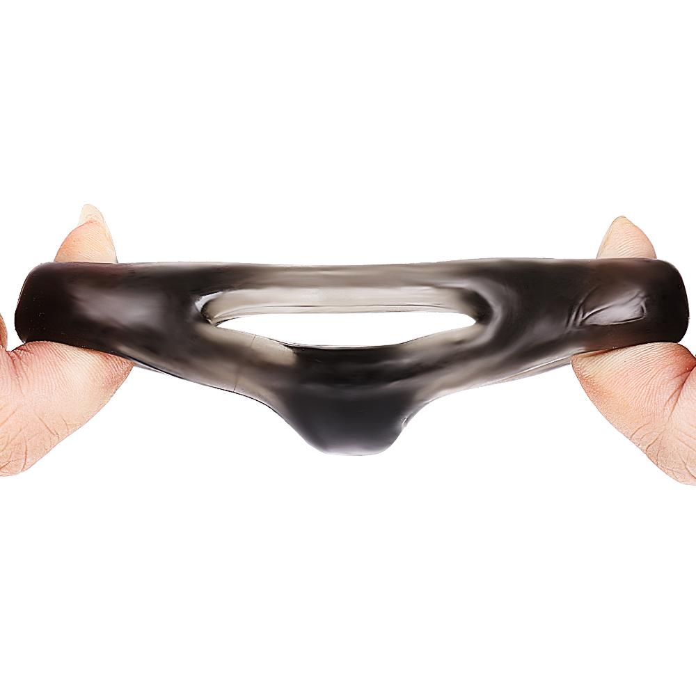 Penis Ring Elastic Scrotal Binding Male Silicone Delay Ejaculation Cock Ring Sex Toys for Men Adult Products