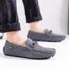 Leichte Herren Freizeitschuhe Slipper aus Leder Klassischer Herren-Fahrschuh Bequemer Herren-Loafer