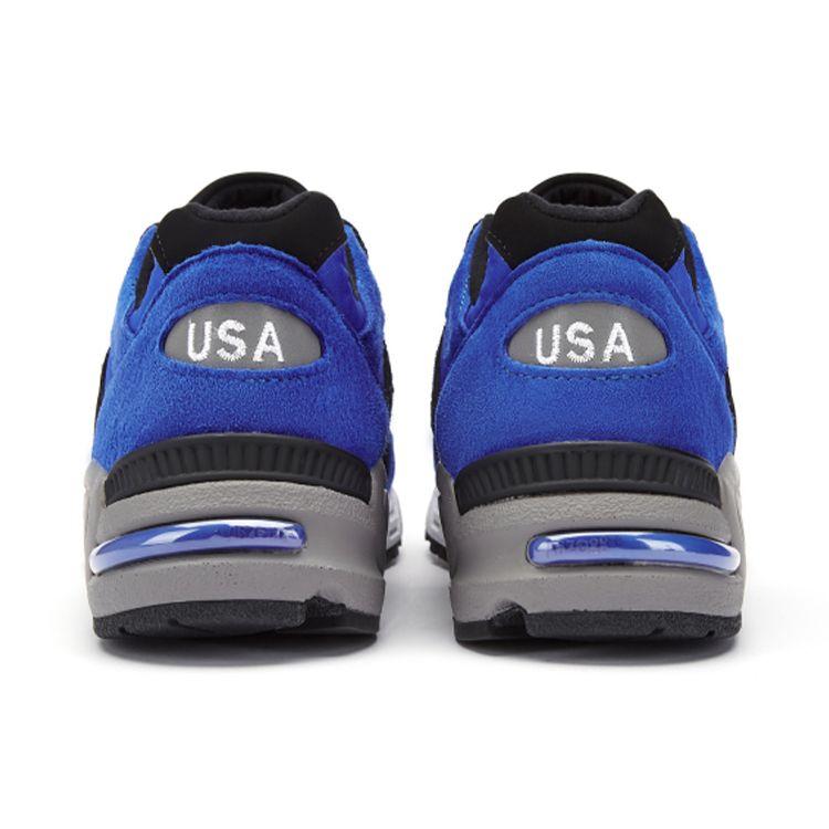 New Balance 990v2 Made In USA Blue Suede Men Sneakers Black M990PL2