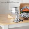 1PC Stainless Steel Manual Cheese Grater and Shredder with 5 Interchangeable Blades and Handle for Vegetable Nut Potato