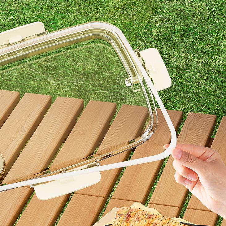 Outdoor Picnic Compartmentalised Food Grade Fruit Container Portable Convenient Crisper Kitchen Fridge Organiser