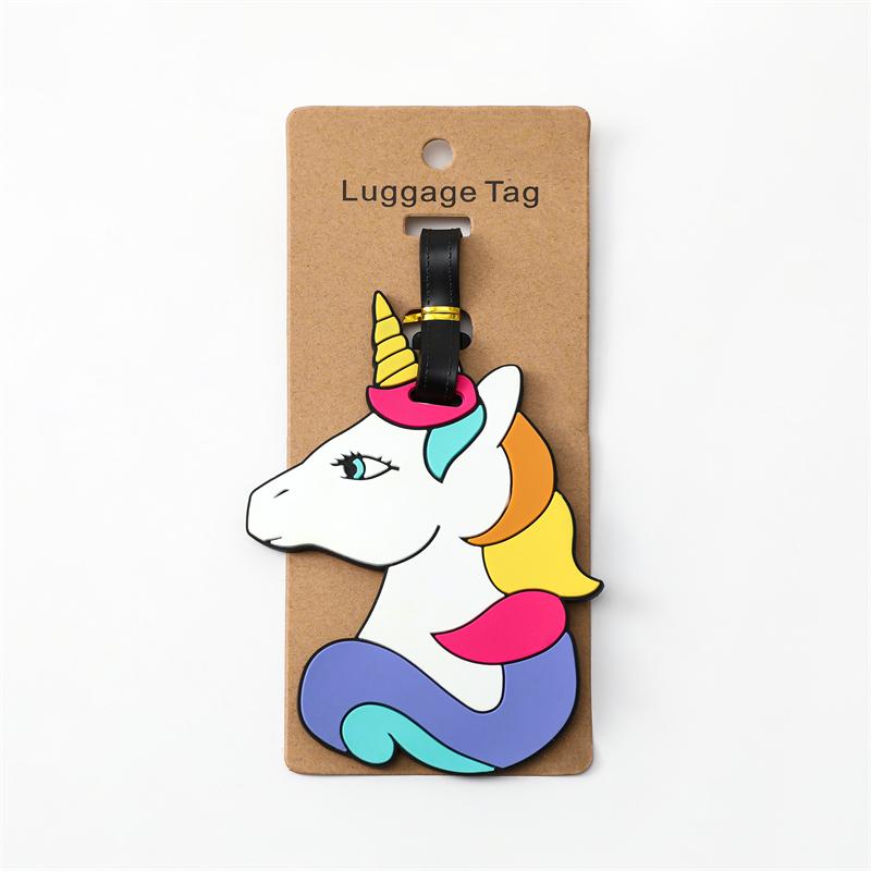 Reisezubehör Gepäckanhänger Kreativer Corgi & Katze Koffer Mode Stil Tragbare Reisehängeetiketten und Anti-Verlust-Schilder