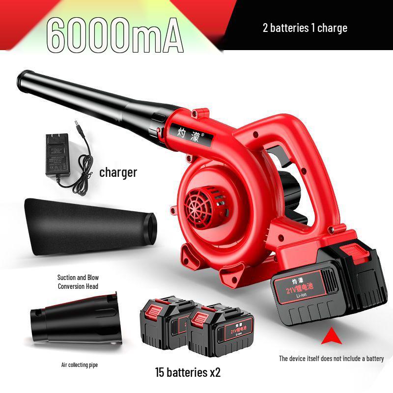 High-Power 24V Excavator Dust Collector & Filter Blower - 12V/220V Vacuum Cleaner