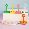 Wooden Ring Toss Game for Kids: Interactive, Sensory, Educational Toy for Kindergarten and Parent-Child Play.
