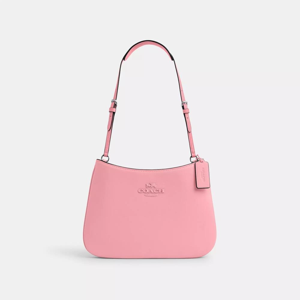 

Сумка через плечо Coach Penelope серебряный цветок розовый