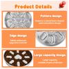 Anti Vomiting Slow Feeder Cat Bowl Stainless Steel Pet Slow Food Bowl with Double Sided Use for Small and Medium Sized Breed