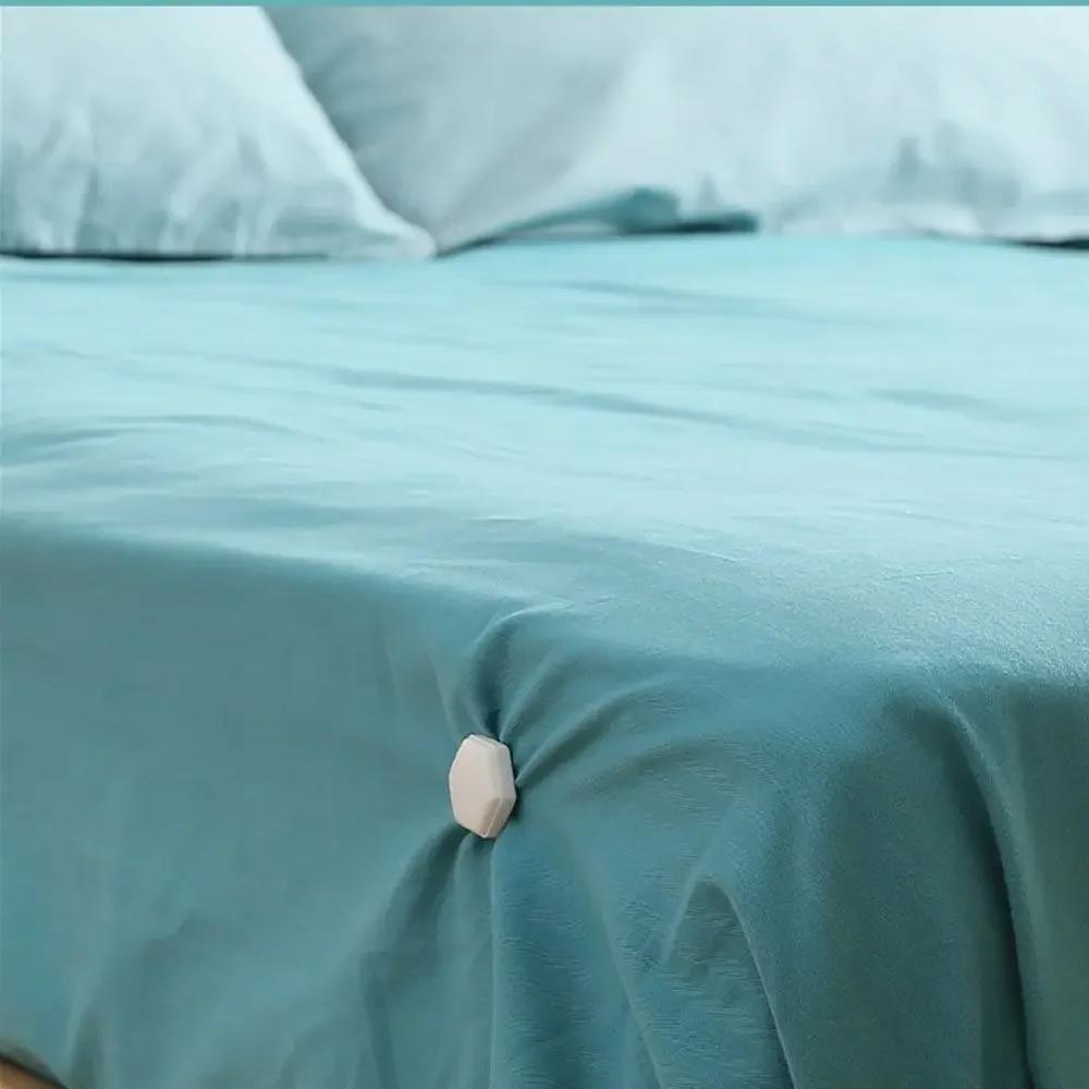 4Pcs Modern Non-slip Bed Sheet Clip Invisible Anti-run Bed Sheet Buckle Quilt Sheet Holder Quilt Fixing Tool
