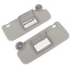 1 Pair Sun Visor Left Right Sun Visor with Mirror Replacement for Sonic Aveo 2012 To 2020 Grey