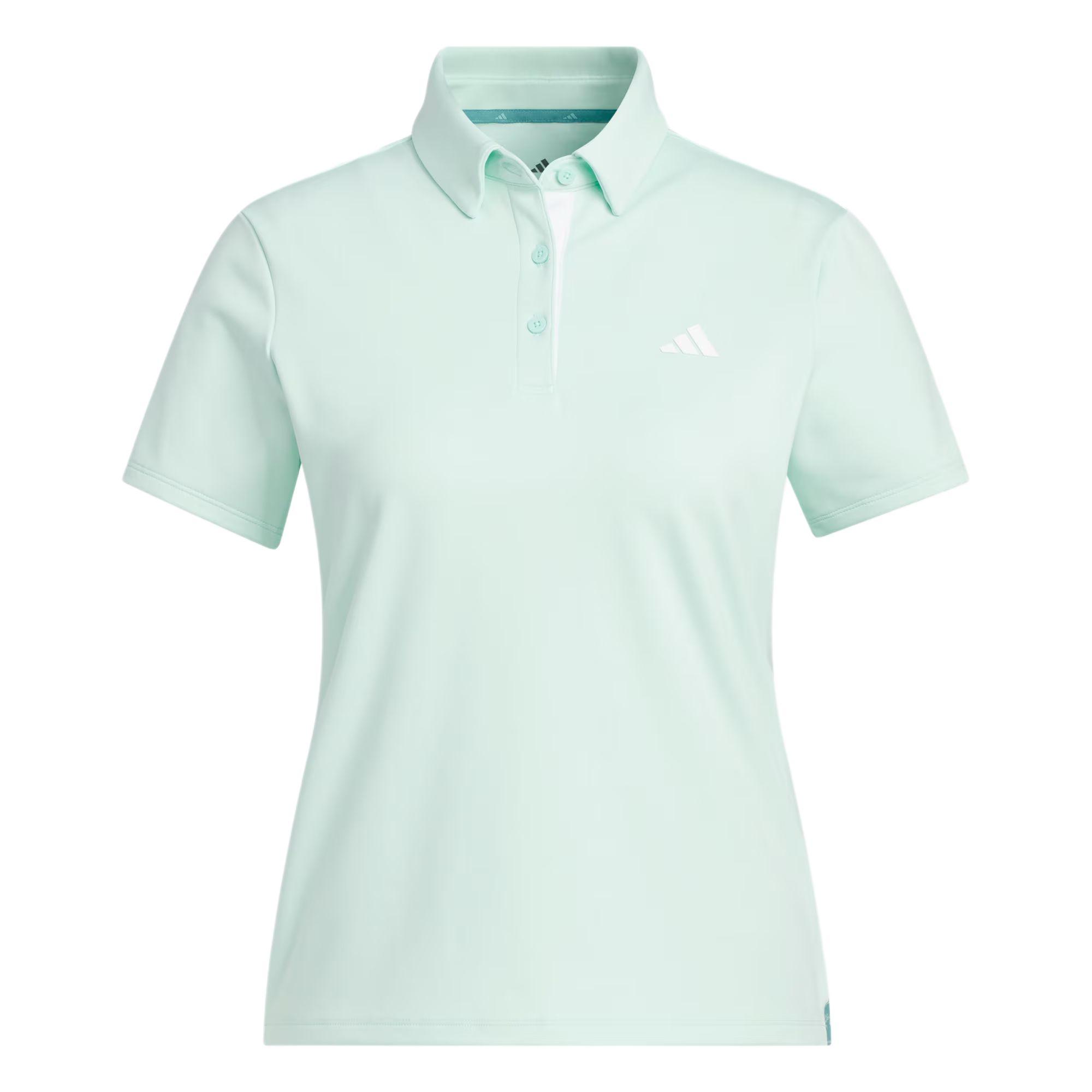 

Adidas SS25 Polo Shirt Short Sleeve Golf Simple Solid Color Knit Polo Women tops JM3017 XS