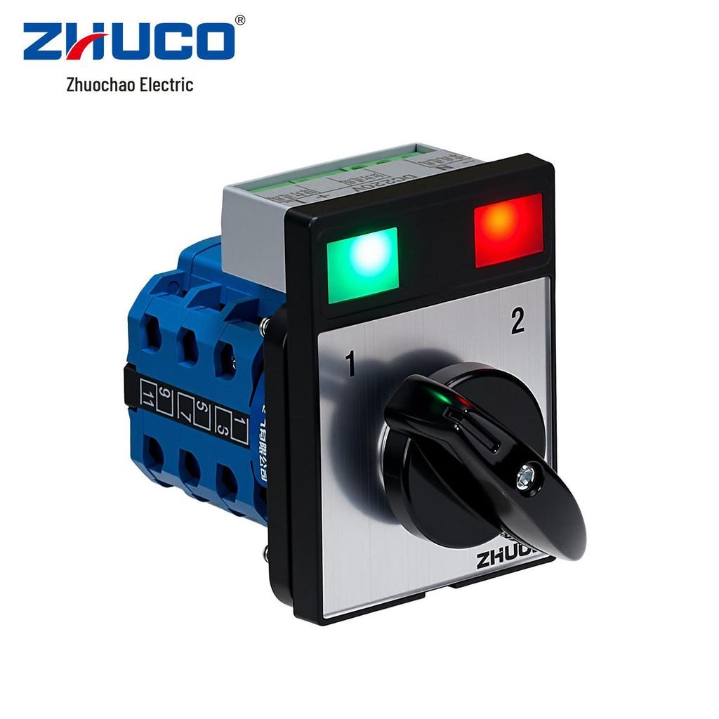 Zhuochao Two-Speed Three-Position Lighted Rotary Switch SZW26-20/N33.3-48N2