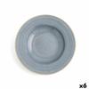 Farfurie adâncă Ariane Terra Ceramică Albastră (Ø 26 cm) (6 Unități)