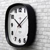 Santel Simple Wall Clock Dark Brown QL697DBK Japanese-made (WARM)