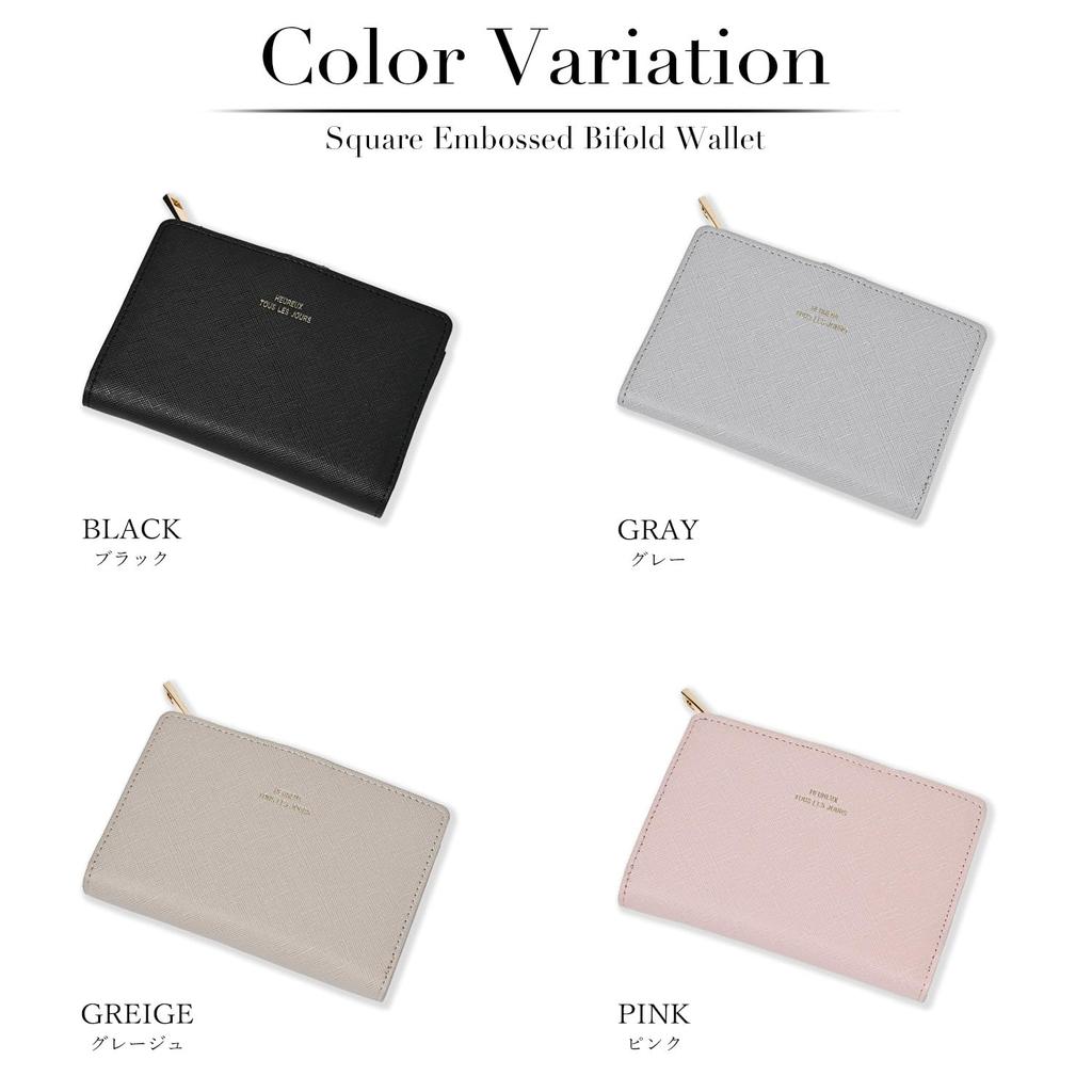 Naru Bifold Large Coin Card Suitable for Adults and Girls Women's Wallet, Compact, L-Zip, Leather, Capacity, Thin, Lightweight, Purse, Holder, Simple,