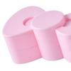 Double Layer Rotating Jewelry Storage Box Small Jewelry Tray Bowknot Case Women Jewelry Earring