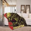 Movie P Predator Throw Flannel Throw Blanket Suitable for Sofa,Living Room,Bedroom