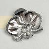 Vintage Orchid Flower Brooch Corsage Ornament Metal Glossy Brooch Butterfly Orchid Pin  Men
