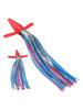 Soft Sea Head Teaser Bait Trolling Lure Double Skirted Double Skirted