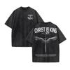 Christian Unisex Women Washed Graphic Print T Shirt Version Casual T Shirt Cotton Christian Vintage T Shirt Harajuku Style