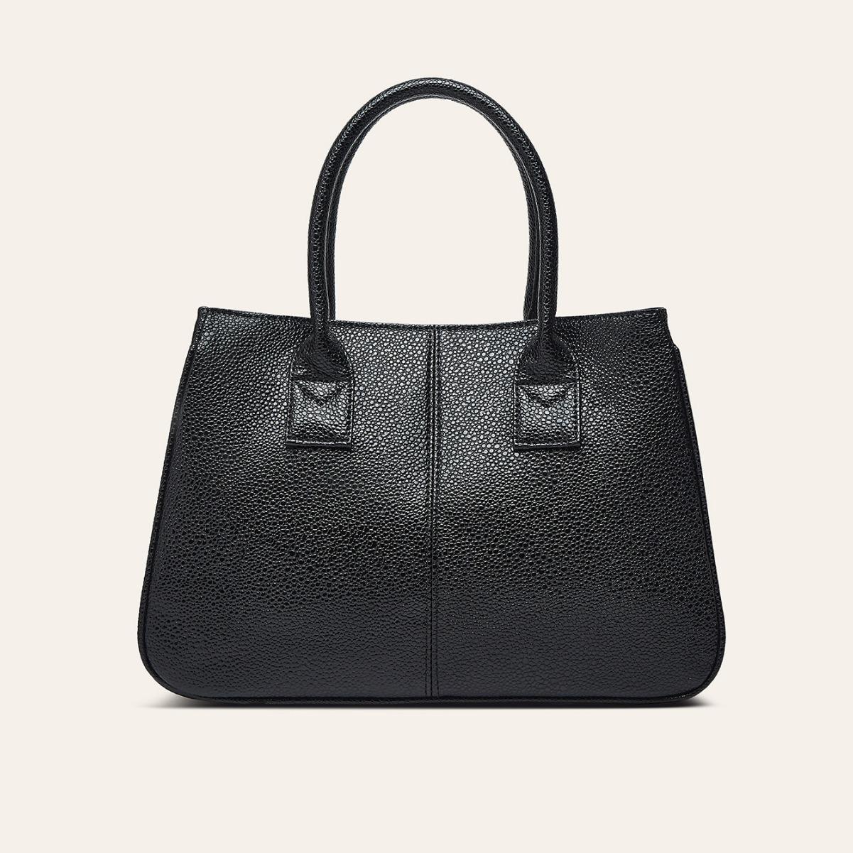 

Autumn new handheld women s bag large-capacity commuting soft leather large bag tote bag middle-aged mother bag чёрный