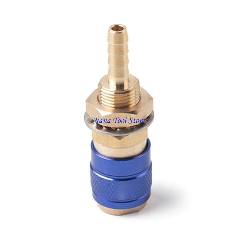 

31GJ 6mm 8mm Water Cooled Air Cooled Gas Water Adapter Quick Connector Fitting For MIG\TIG Welding Torch Connector