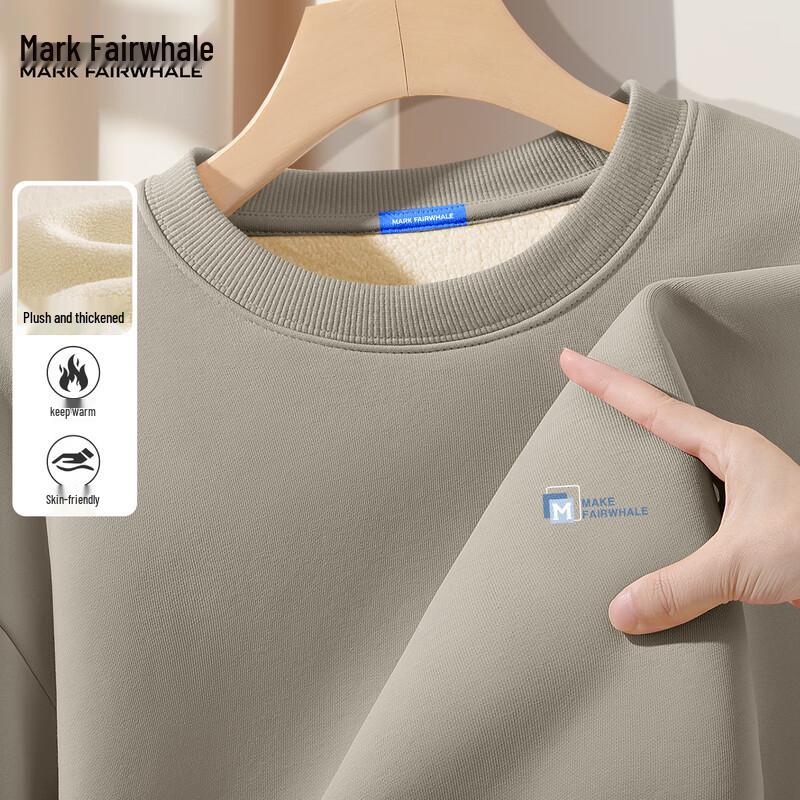 

Mark Fairwhale Men s 2025 New Loose Fit Fleece Sweatshirt 2XL