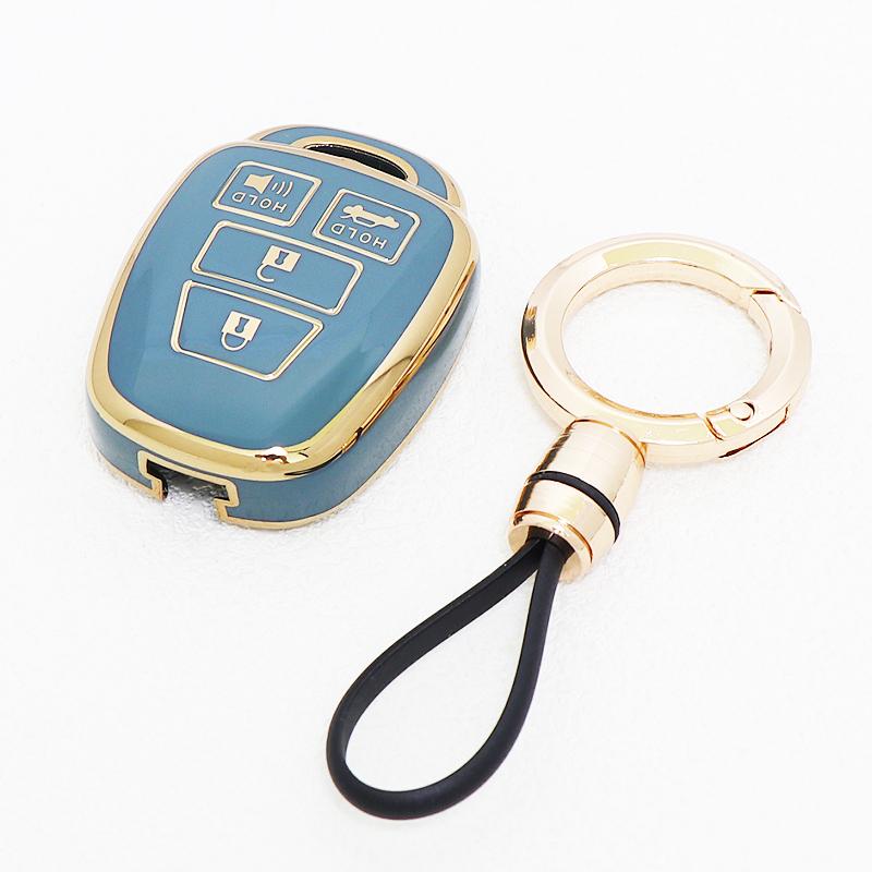 Soft Tpu Car Key Cover Case Keyless For Toyota Camry Rav4 Corolla Tacoma Vios Prius C Highlander Accessories