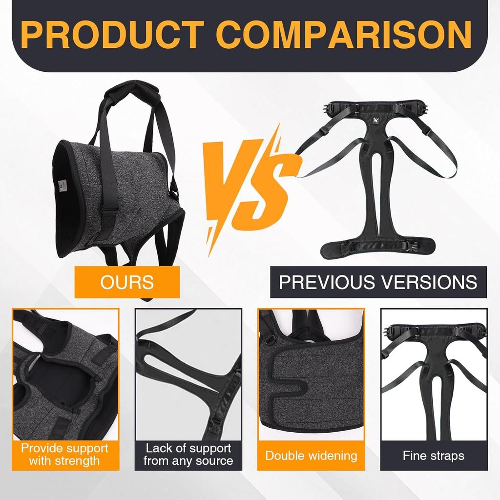 Dog Sling for Large Dogs Hind Leg Support, Adjustable Lift Harness for Medium Large Elderly Dogs Rear Leg Support (Size XL)