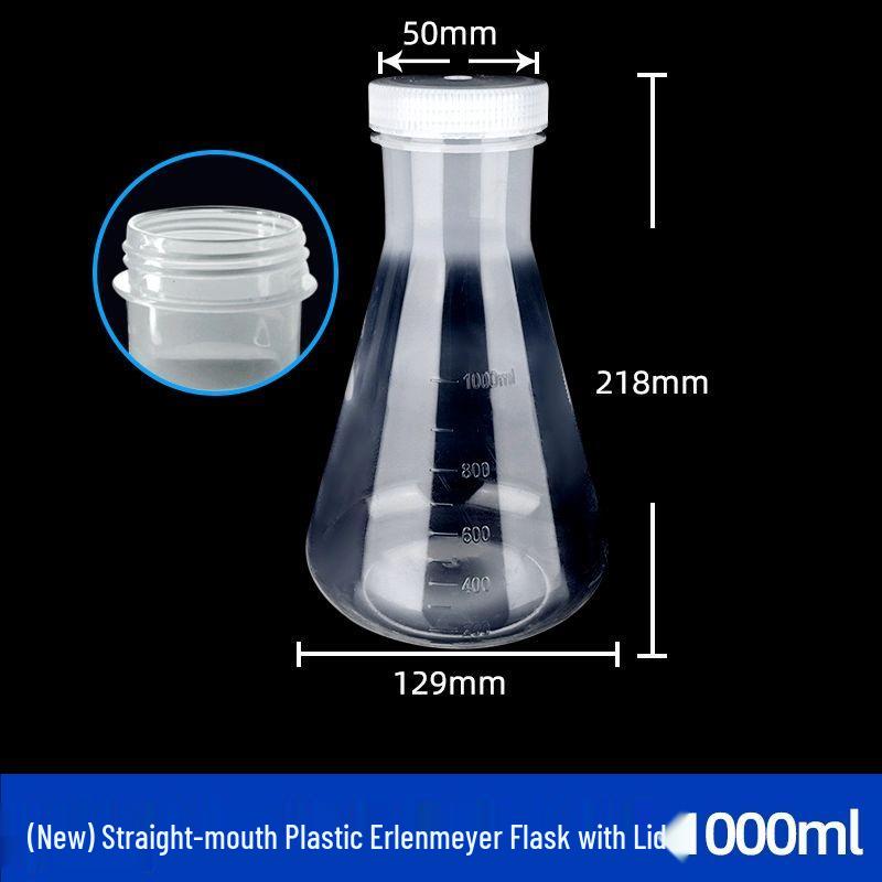 Plastic Erlenmeyer Flask - Triangular Laboratory Conical Flask PP