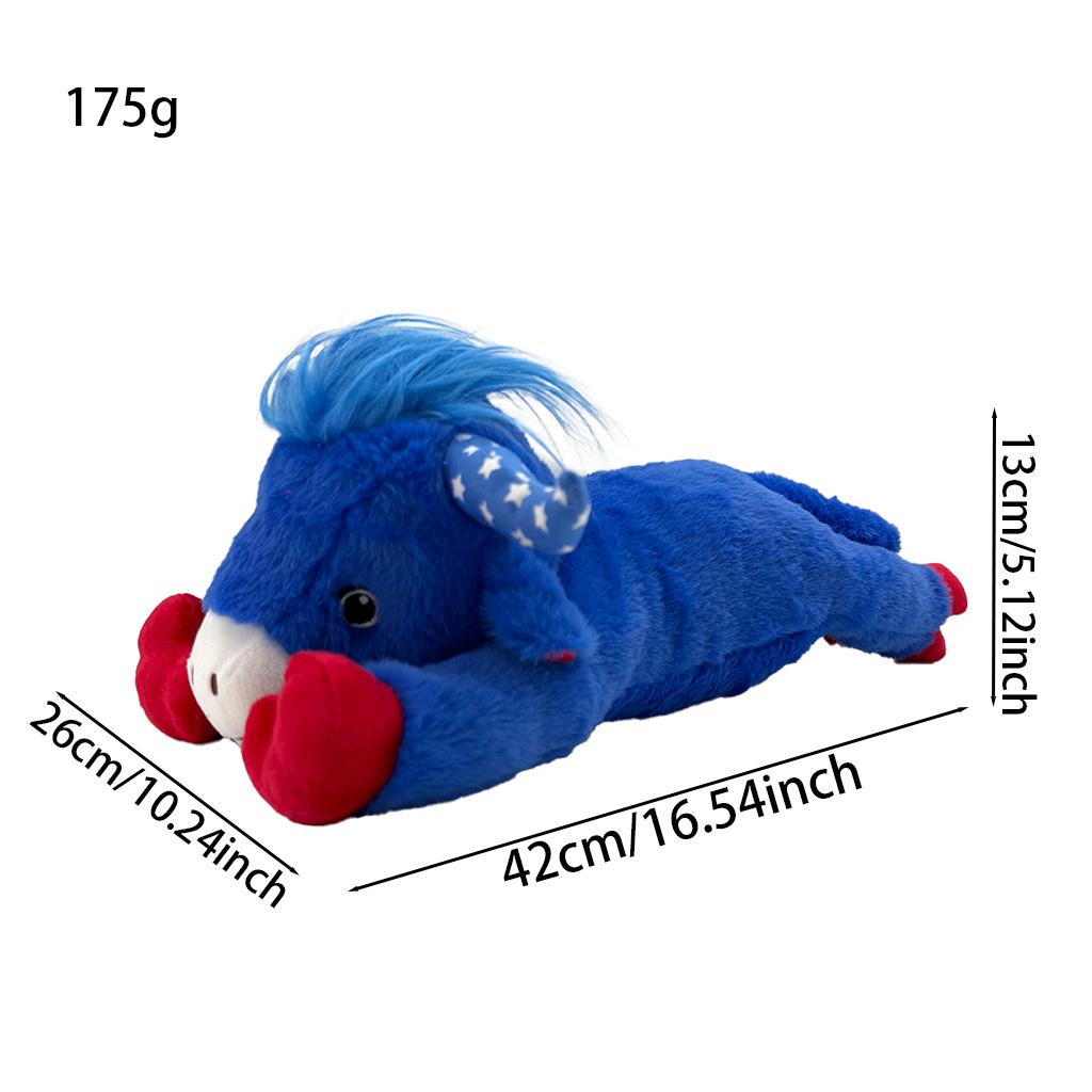 New Realistic Highland Cow Plush Toy Fluffy Scottish Cow Stuffed Animal Doll 13cm