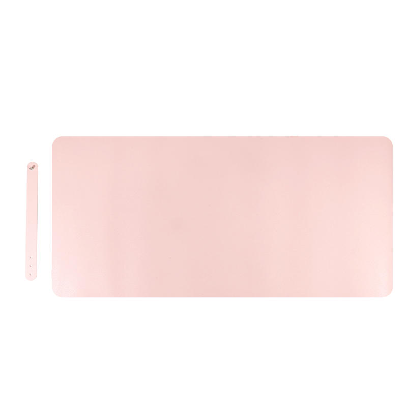 Non-Slip Leather Nail Art Mat Foldable Manicure Practice Pad Desktop Table Mat for Acrylic Gel Nail Polish Tools Accessories