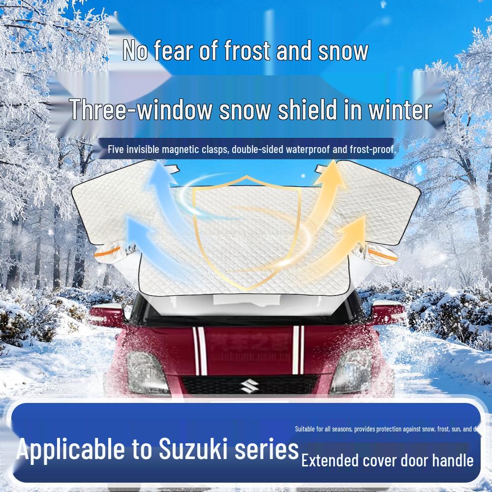 Windshield Snow Cover Frost Protector for Suzuki Alto, Swift, Wagon R, Vitara, Tianyu