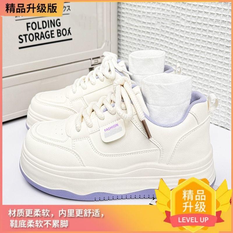 

Ультралегкие женские туфли на толстой подошве, увеличивающие рост, студенческие, с высокой ценностью, новые, универсальные, повседневные, легкие кеды 40 бежевый