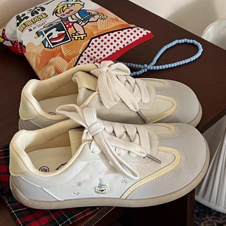 New muffin thick baseplate shoes spring chic shoes student retro casual moral training