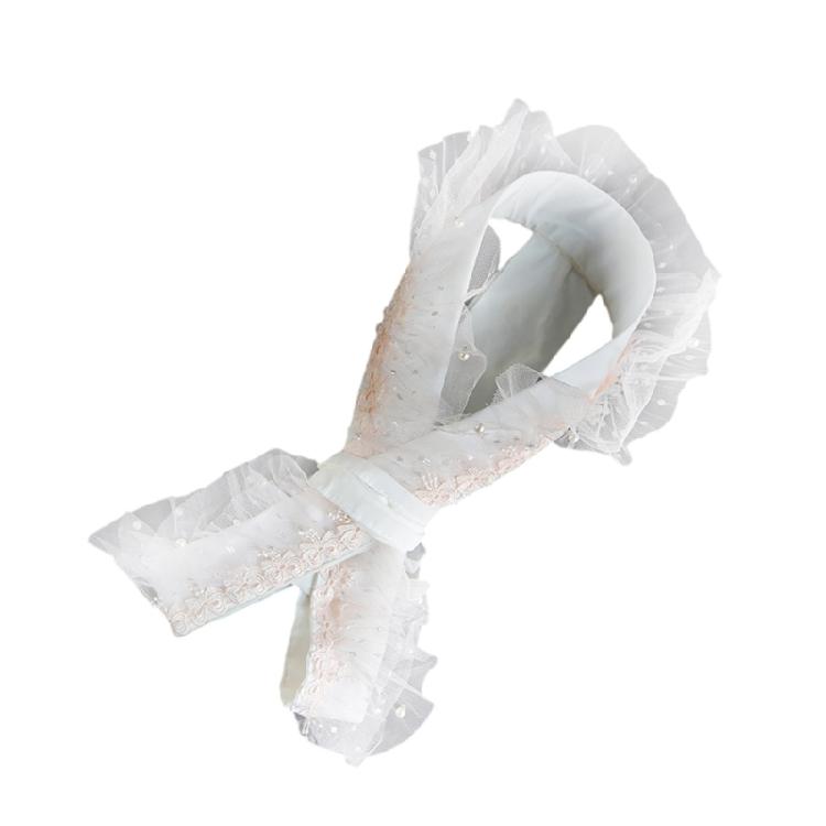 Japanese Rffle Lace Kimono Collar Core Collar Lining Traditional Kimono Accessories Japanese Stiff Collar Core for Women