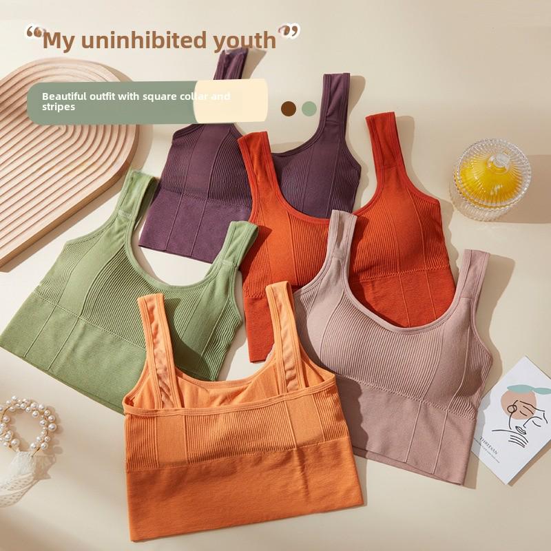 Women's Seamless Sports Bra – Comfortable, Sexy, Stylish Back Design, Yoga & Sleepwear Top.