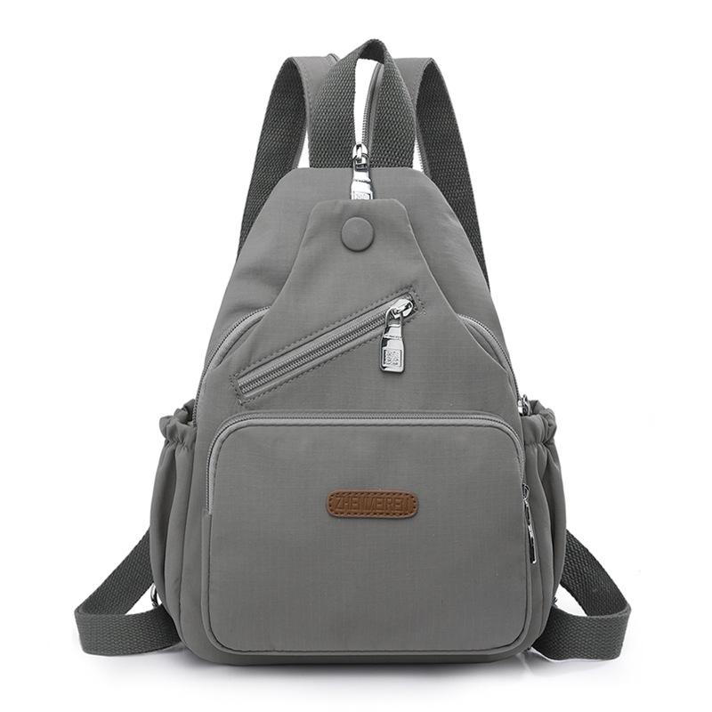 

Многофункциональный рюкзак для женщин, походная сумка на грудь, дорожный рюкзак большой емкости серый